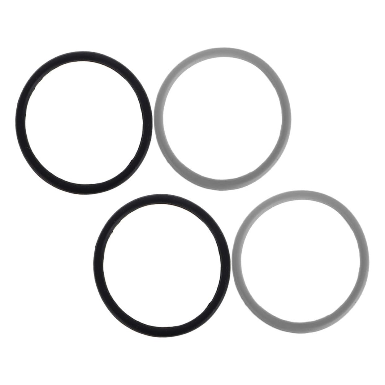 ibasenice 4Pcs Silicone Knee Bands for Basketball Running Patellar Stabilizer Straps Breathable Knee Support for Men Women High Elasticity Comfort for Outdoor Sports