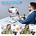 NIVEOLI Webcam 2K with Microphone and Webcam Cover Plug and Play with Auto Light Correction for Laptop PC Desktop for Live Streaming Video Call Conference Online Lessons Game