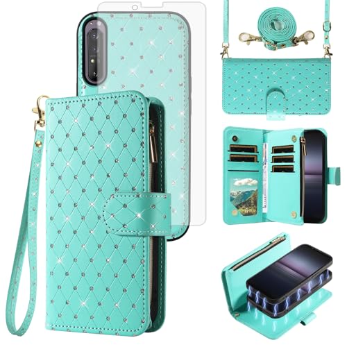 Coque Sony Xperia 1 II Asuwish bleu sarcelle ideale pour vos photos en voyage et sorties