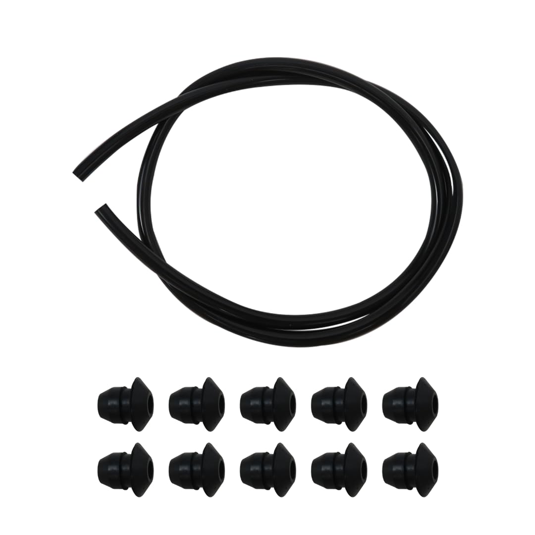 Fuel Line & 10X Grommets Replacement for Many Husqvarna 2-Cycle Equipment Models, Replace 580457501 580457501 by YTXXDEUS