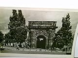  Szczecin / Stettin / Polen. Brama Portowa / Königstor. Alte AK s/w. Monument, Parkanlage, Passanten