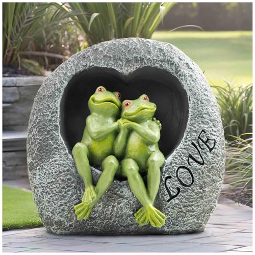 Love Frog Couple Garden Statue – 7