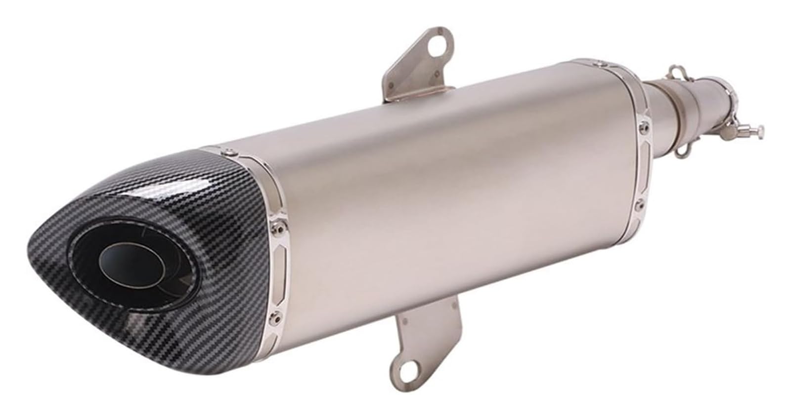 Auspuff Abgasanlage Für FORZA 300 350 2020 2021 2022 Carbon Fiber Escape System Ändern Mittleren Llink 51mm Schalldämpfer Rohr Motorrad Auspuff Motorrad(4)