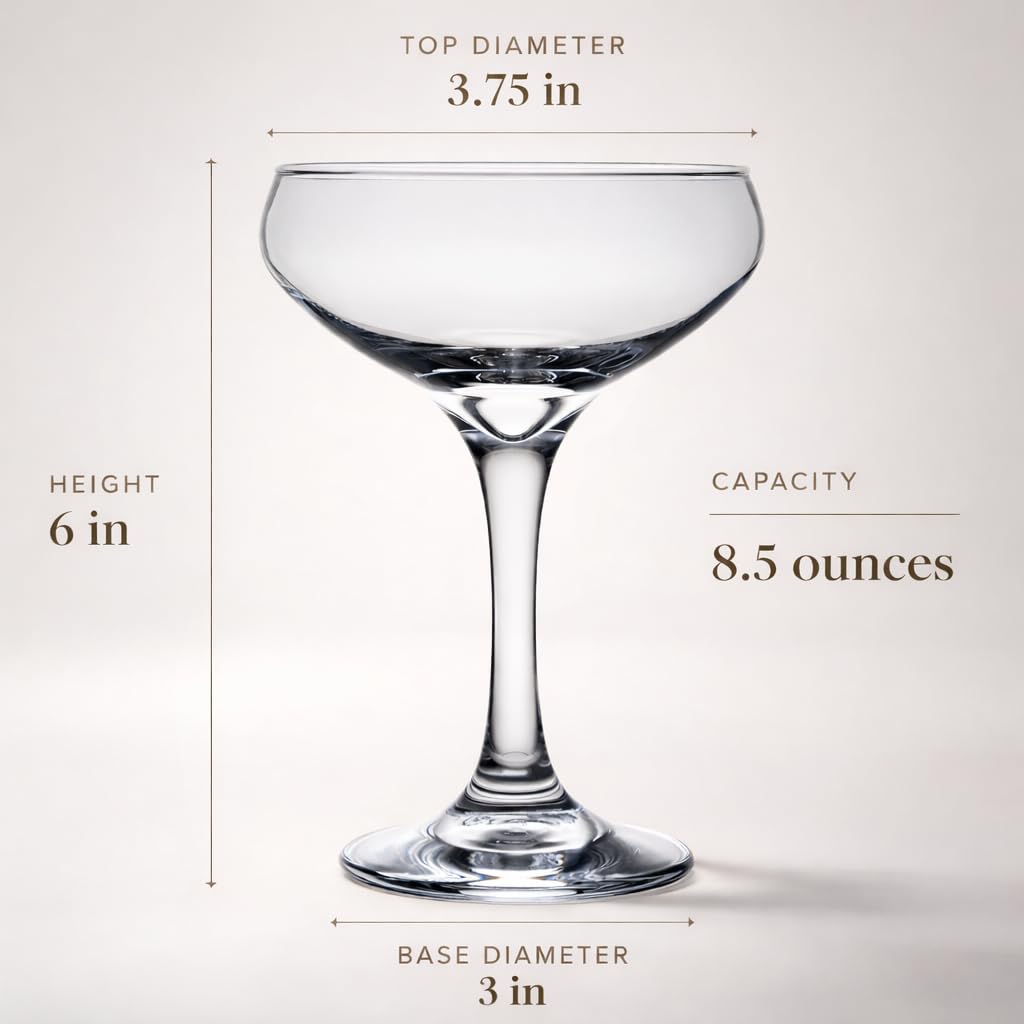 Algonquin Round Table Cocktail Glasses - Vintage Set -3