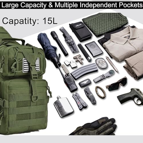 HAOMUK Tactical Sling Bag Pack Military Rover Hombro Sling Mochila EDC