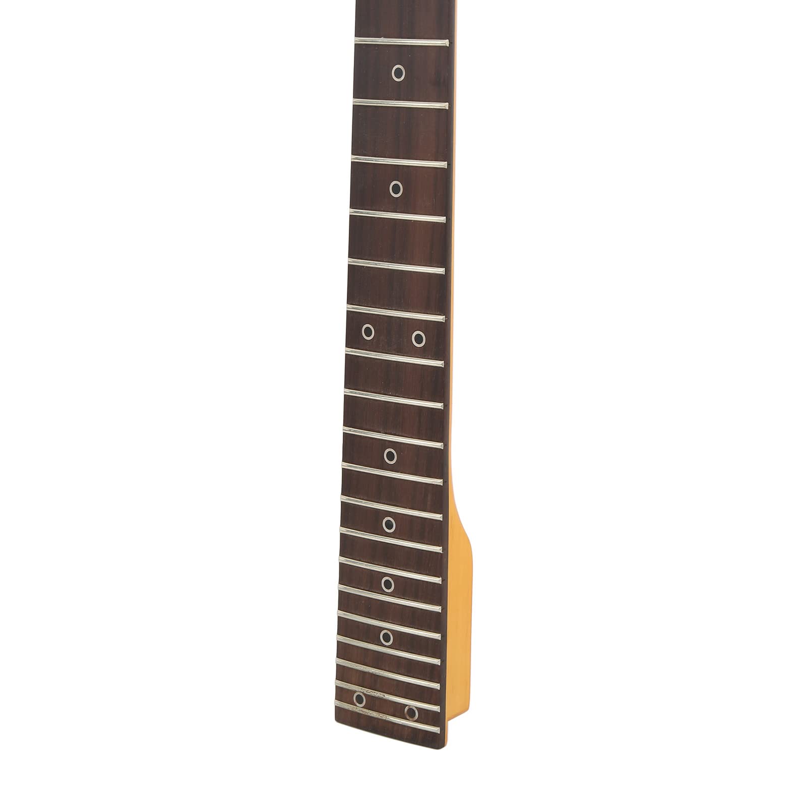 CHICIRIS Manico per Chitarra, Tastiera per Chitarra Elettrica in Legno d'acero con 24 Tasti per Utenti e Baritono