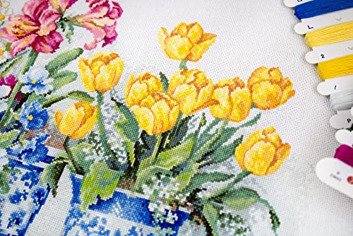 Lucas-S Spring Garden Counted Cross-Stitch Kit #TOP5