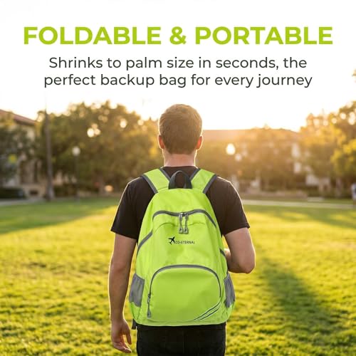 Mochila Plegable para Senderismo Impermeable Ligera miniatura 5