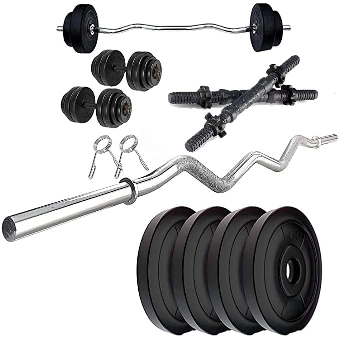 CORSO Pvc Hex Dumbbells For Men & Women Strength Training Set 1Kg 2Kg 3Kg 4Kg 5Kg Pair Hex Dumbbells Set (10Kg-Dumbbell Set With 3Ft. Curl Rod), Black (B0BJM8D6H2) Amazon Price History, Amazon Price Tracker
