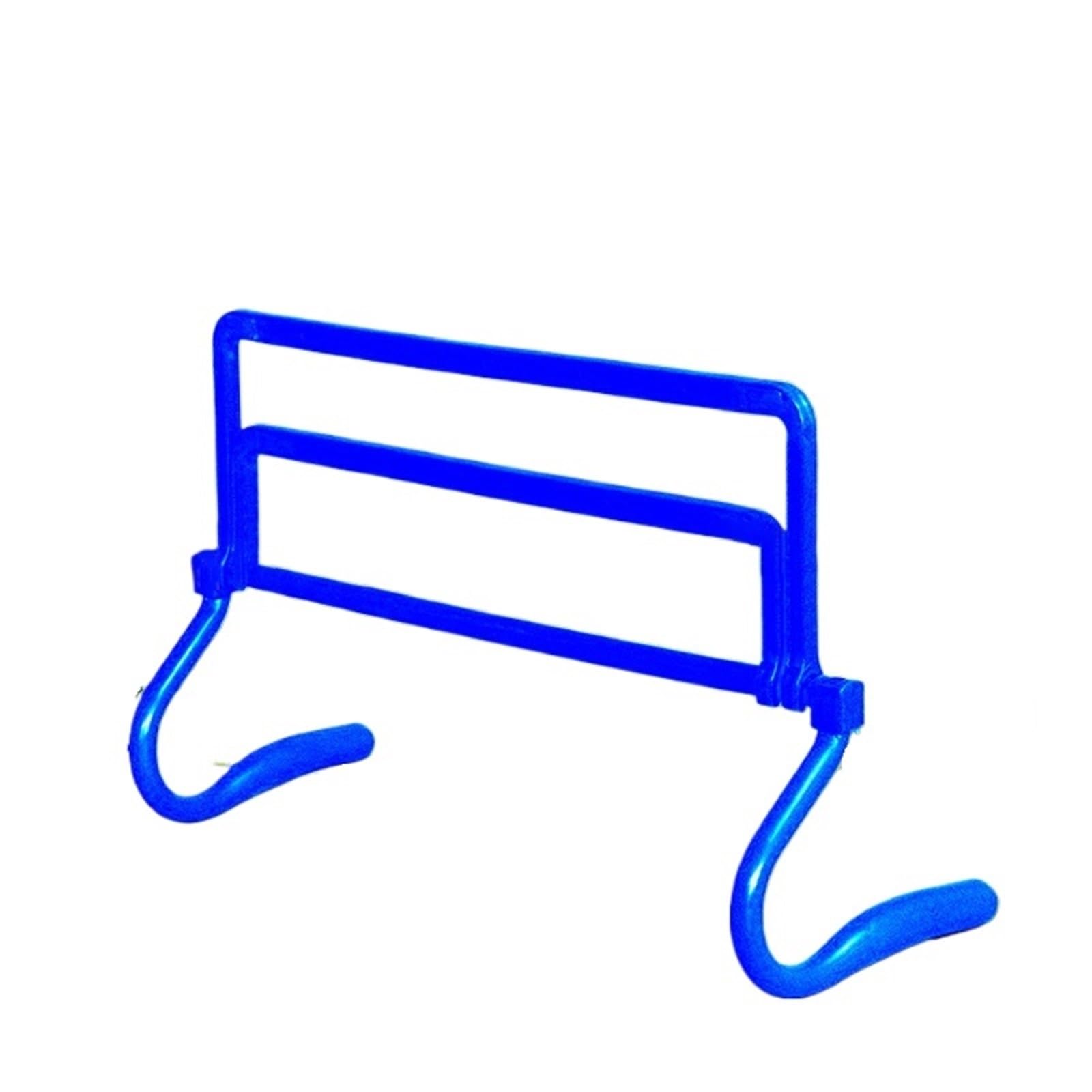 Vallas De Agilidad 6PCS Foldable Hurdle Adjustable Football Training Equipment Soccer Ball Agility Training Accessory Removable Football Barrier Frame(Blue)