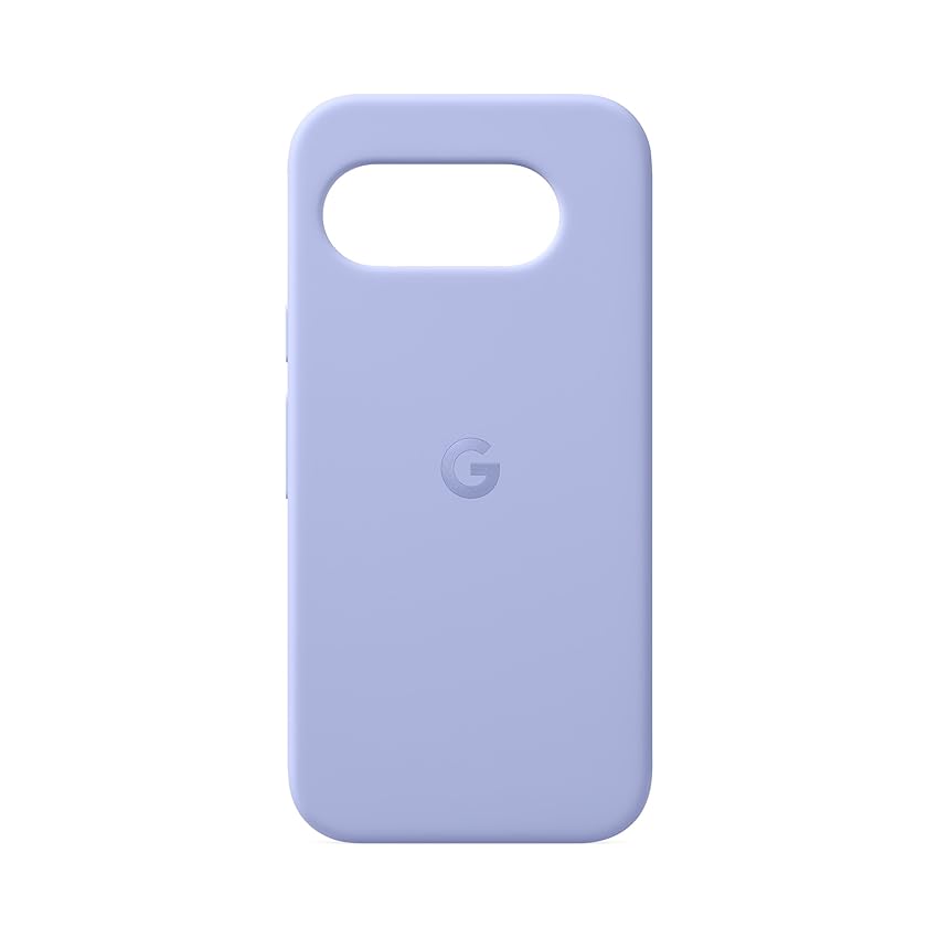 Google Cover Pixel 9a - Silicone duro, resistente alle macchie - Cover per smartphone Android - Viola ametista (Made by