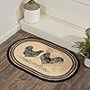VHC Brands Sawyer Mill Charcoal Farmhouse Dining Room Living Room Kitchen Floor Natural Jute Rug wPad 20×30 Poultry