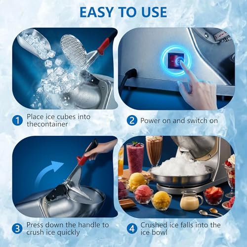 Commercial Snow Cone Machine Stainless