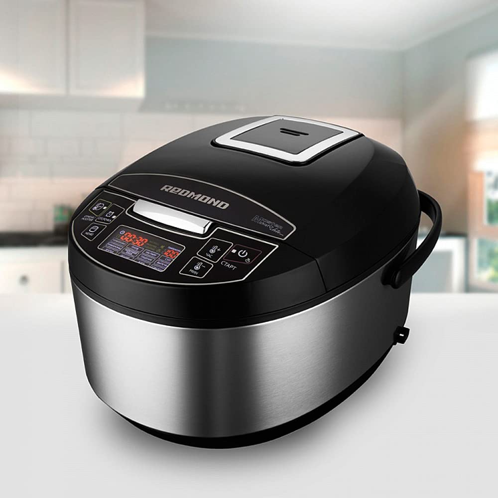 REDMOND RMC-RMC-M4512 (russo) con 40 programmi (pane, cottura a vapore, ecc.), Display LCD touch da 5 litri, Multivarka