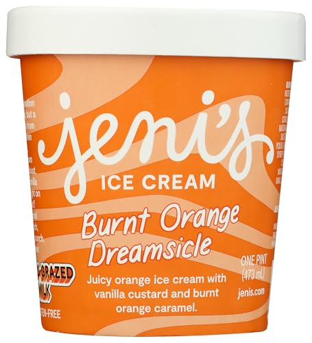 JENIS SPLENDID ICE CREAMS Burnt Orange Dreamsicle Ice Cream, 1