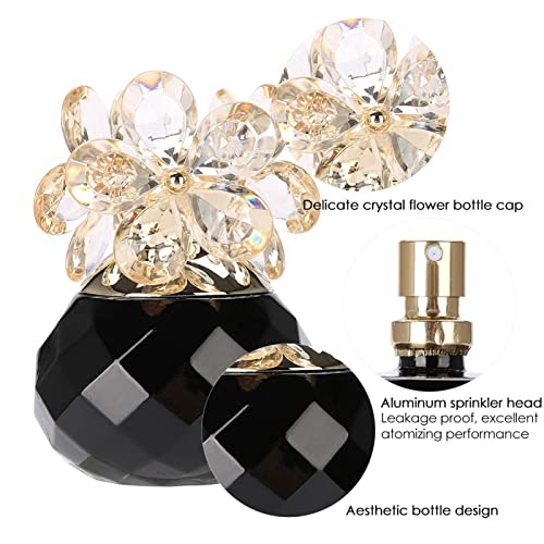 zjchao Eau de Toilette for Women, Fresh Perfume Long Lasting Flower Fruity Fragrance Female Perfume 60ml, Black - Image 4