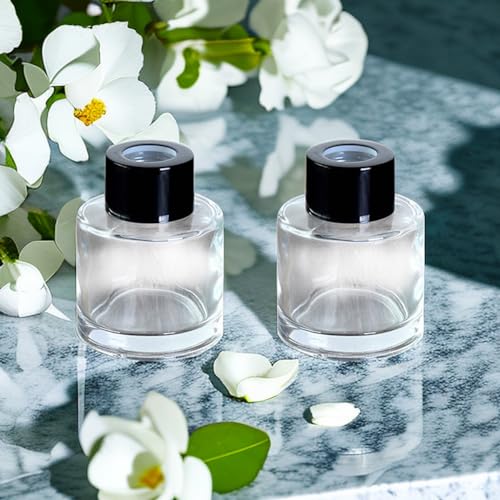 Set de 2 frascos difusores de vidrio 50 ml miniatura 4