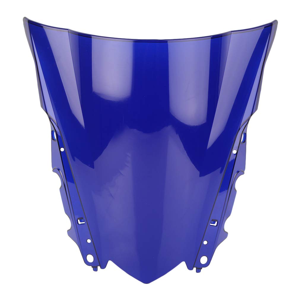 GZYF Motorbike Windshield Windscreen for Yamaha YZF-R25 2014-2018 / YZF-R3 2015, Blue
