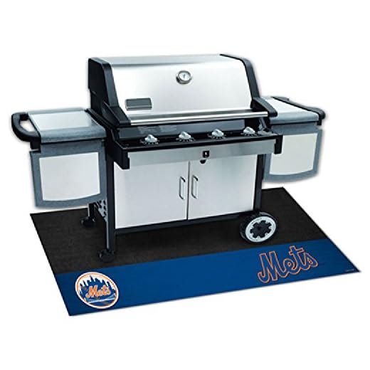 FANMATS MLB New York Mets Vinyl Grill Mat