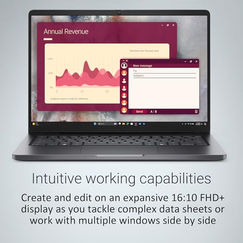 Image of Dell Pro 14 PC14250 (Next Gen Latitude 5450) Business Laptop (14 inch FHD+ IPS, Anti-Glare, Intel Core 5 120U (> Ultra 5 125U), 16GB DDR5, 512GB SSD), 1080p IR Webcam, Backlit, Thunderbolt 4, Win 11 Pro