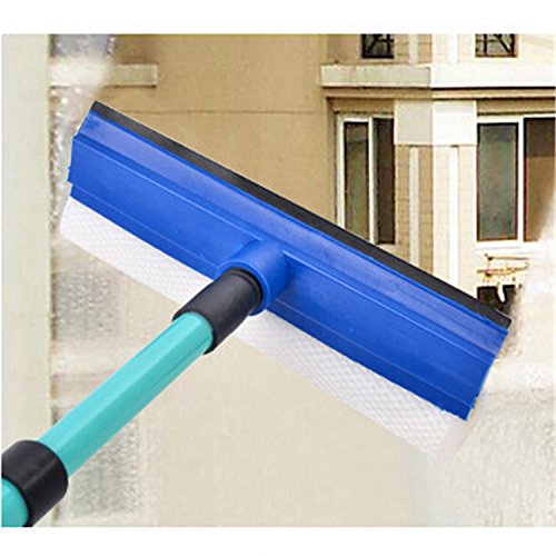 The Lengthened Telescopic Dual-purpose Wipe Glass Glass Cleaner Glass Window Cleaner Cleaning the Window Glass Wiper Brush