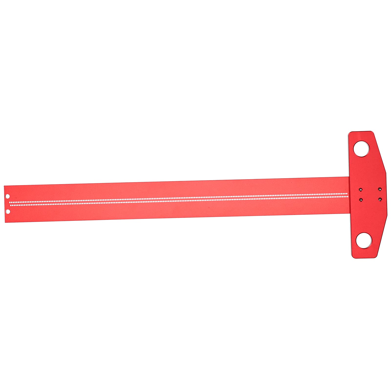 Righello a Squadra con Piano Posteriore Rimovibile, Materiale in Lega di Alluminio, precisione di 1 mm per carpenteria e Disegno Artistico, Include lancetta ad Angolo retto