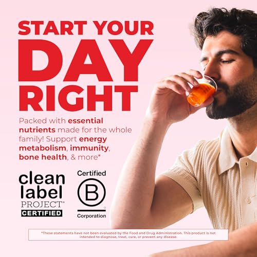 MARYRUTH'S Multivitamin for Women, Men & Kids | Liquid Morning Multivitamin | Vitamin A C D E B6 B12 Biotin Zinc | Beaut - Additional View