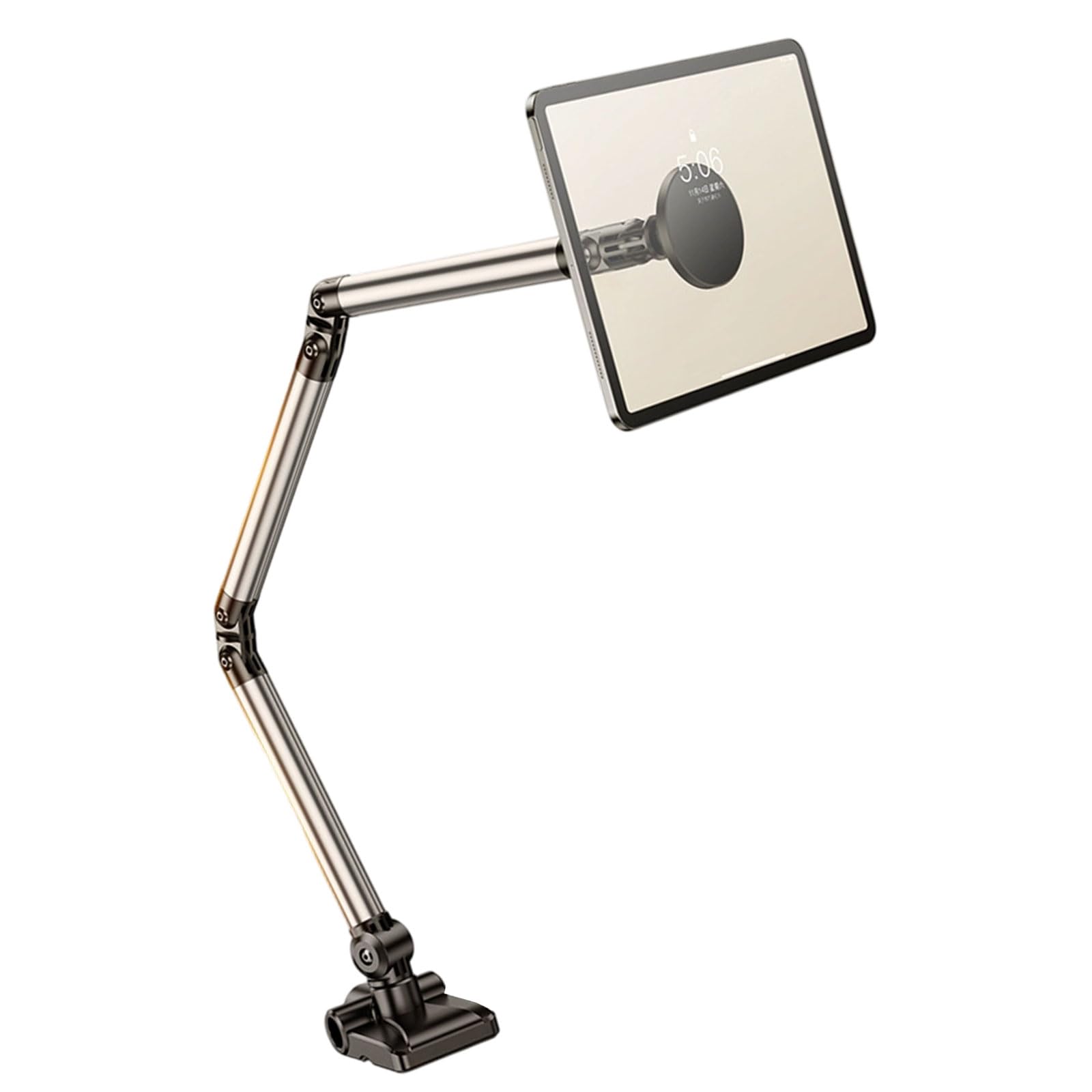 Supporto da scrivania per tablet in alluminio con visualizzazione