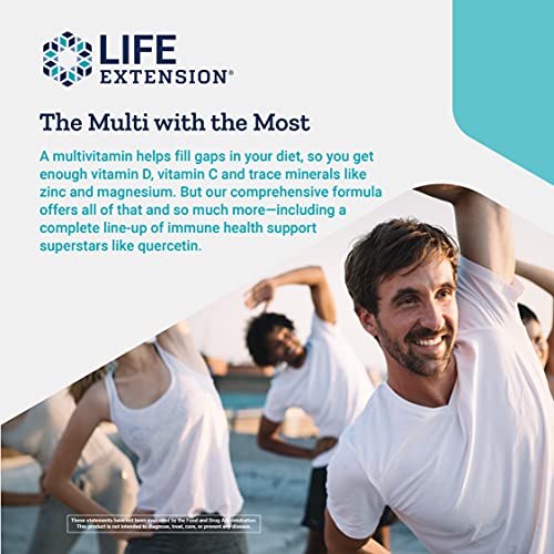 Life Extension Two-Per-Day Multivitamin – Daily Dose Of Vitamins & Minerals For Men And Women - Complete Essential Vitamin Supplement For Energy, Health – Gluten-Free – Non-Gmo – 60 Tablets #TOP4