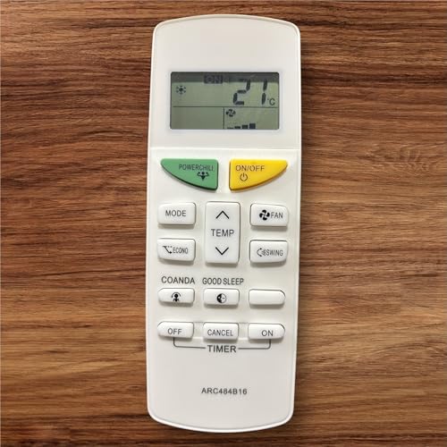 Image of AMAZOR Ac Remote- Model 132 J ARC484B1 Compatible with Daikin Ac 132J Remote Original | Suitable for 1 | 1.2 | 1.3 | 1.5 | 1.8 | 2 | 2.2 | 2.5 | 3 Ton Split and Window Air Conditioner