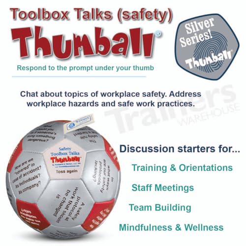 Image of Trainers Warehouse 6 inch Thumball Collection, 32 Prompts for Conversation, Team Building, Relationship and Training