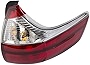 Brock Replacement Passenger Tail Light Quarter Mounted Compatible with 2015-2019 Toyota Sienna EXCEPT SE