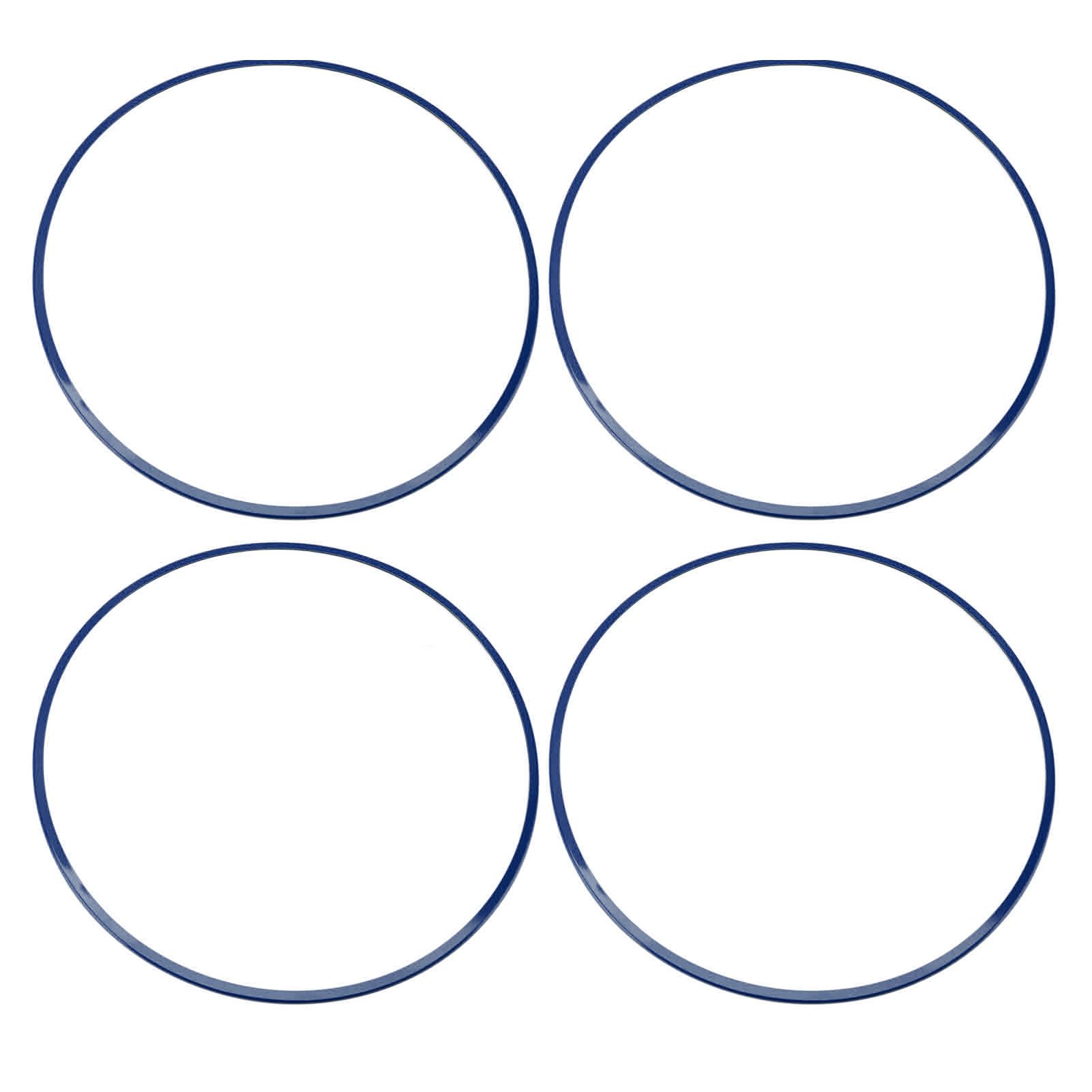 Generic Wheel Rim Protector, 16in Aluminum Alloy Rim Guards for Car Wheels, Universal Fit for Flat Edges, Self Adhesive Design with 8mm Back Glue, Easy to Install (Blue)