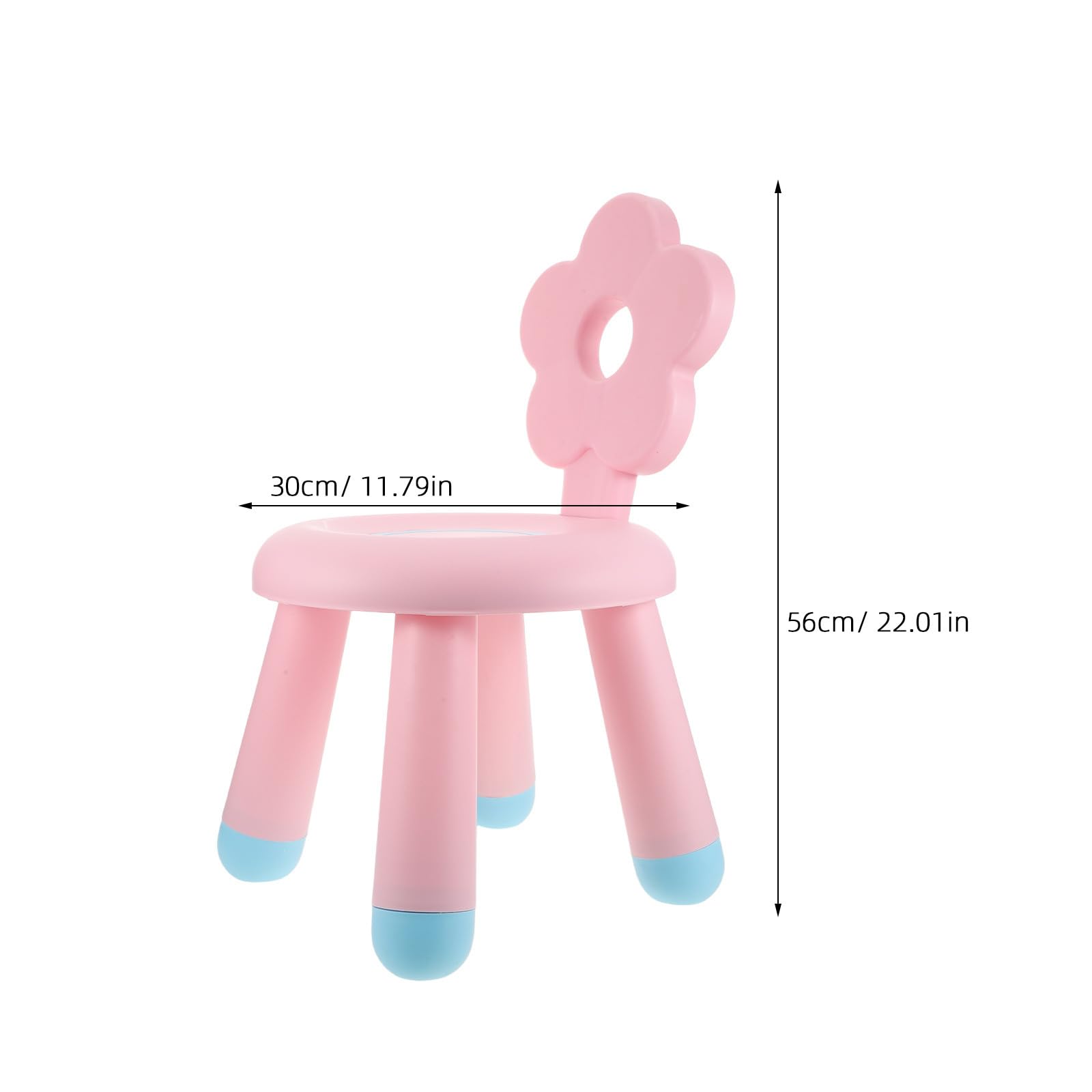 TOYANDONA Sgabello per Ragazzo Ragazza in Plastica Design Proporzionato e Seduta Stabile Adatto per Bagno Cucina o Cameretta Facile da Pulire e Portatile