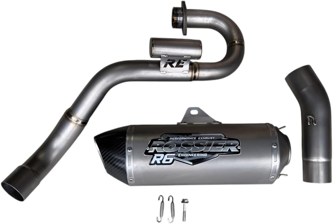 R6 FULL TITANIUM Exhaust system compatible with YFZ450R 2009-2025