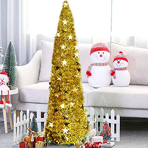 Kunstkerstbomen, kerstboom, kunstkerstdecoratie, boom, decoratieve boom, kunstboom met standaard, 150 cm, pvc, kerstboom, dennenboom, kerstboom (kunstkerstbomen, 150 cm) - Image 6