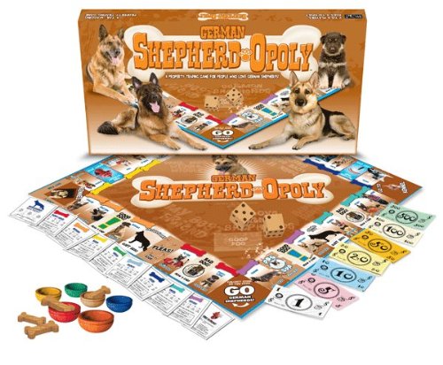 GERMAN SHEPHERD-OPOLY (Monopoly Style Game for German Sheperds & their humans!)