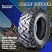 ROADGUIDER Set of 4 ATV UTV Tires 26x8-14 26x8x14 Front & 26x10-14 26x10x14 Rear 6PR All Terrain