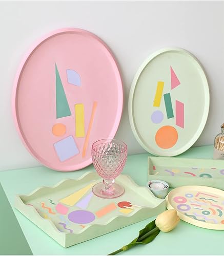 Miniatura 6 de Bandeja geométrica de terrazo moldes de silicona Jesmonite Kits de cemento chips que hacen moldes para el hogar joyería baratija decoración