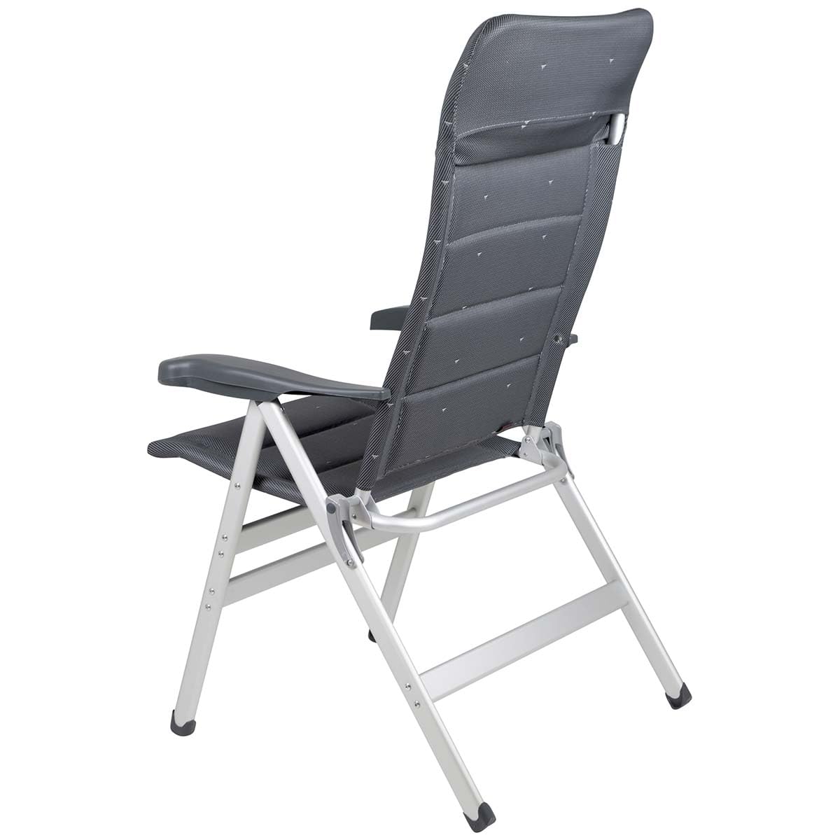 Crespo Sedia Pieghevole XXL Deluxe Antracite Sedie, Alluminio, Grigio Scuro, Taglia Unica