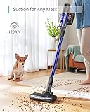 Eufy by Anker HomeVac S11 Go Lightweight Cordless 120AW Suction Power Stick-Vacuum Cleaner with Detachable Battery (Black, Deep Clean Carpet to Hard Floor)