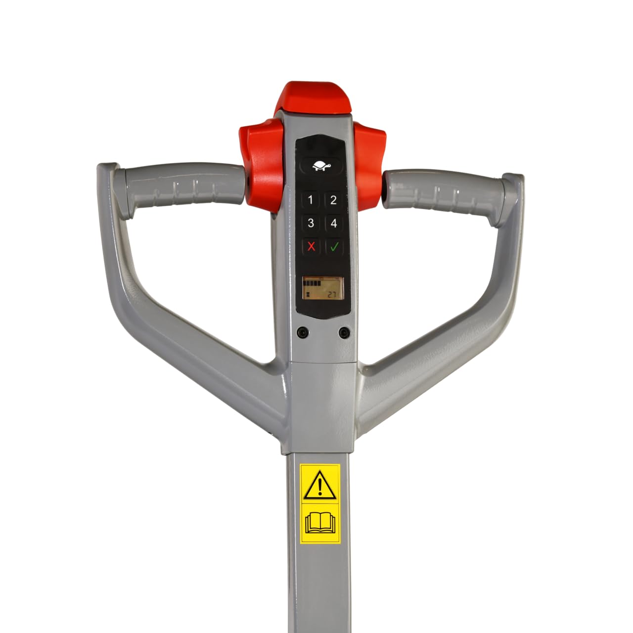 Ameise Elektro-Hubwagen PTE | 1.500 kg Tragkraft | 1.150 mm Gabellänge | Lithium-Ionen-Batterie 24 V / 36 Ah mit Ladegerät | 5 h Ladezeit | Multi-Funktionsdeichselgriff | Hubwagen elektrisch