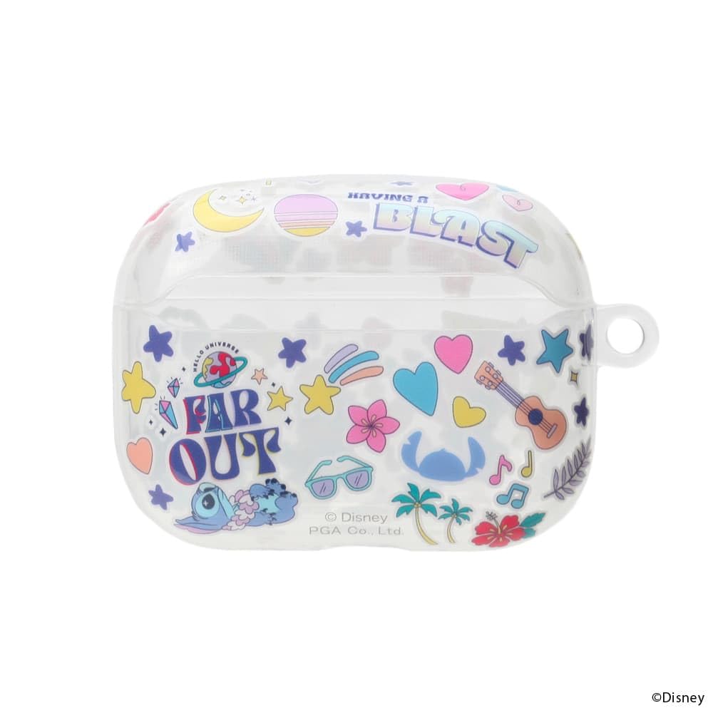 キャラクター デザイン AirPods Pro3 用 TPU ソフトケース ディズニー スティッチ PG-DAPP3TP03STI
