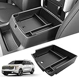 SKTU Organiseur de console centrale Kia Carnival 2025 pour Kia Carnival (LX/LXS/EX/SX/SX Prestige) Plateau de console Kia Carnival 2025 Accessoires Accoudoir Bo�te de rangement secondaire avec