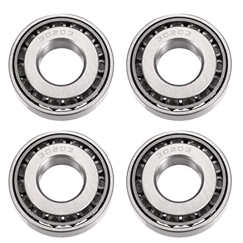 Roulement conique 30203 pour stopper le jeu dans les roues de remorque de fret