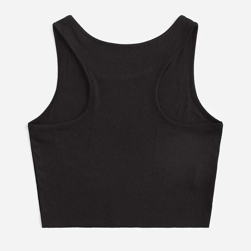 CEINOM E-girl Gothic Grunge Crop Tops Vintage Women Cat Graphics Black Tops Retro lovely kitten Mini Vest Punk Emo Clothes3