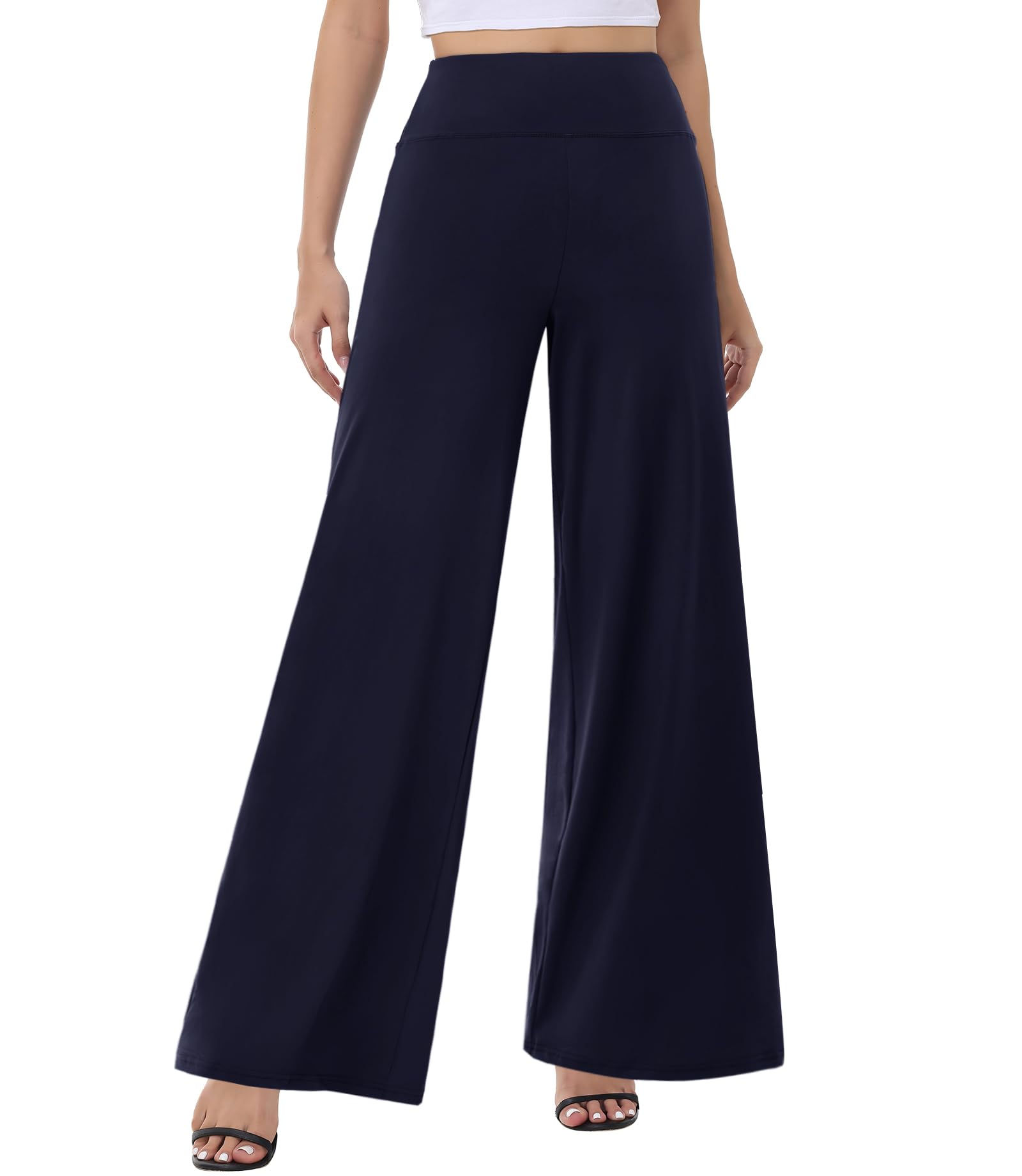 ZOOSIXXSoft Black Pajama Pants for Women, Plaid Comfy Casual Lounge Yoga Pants