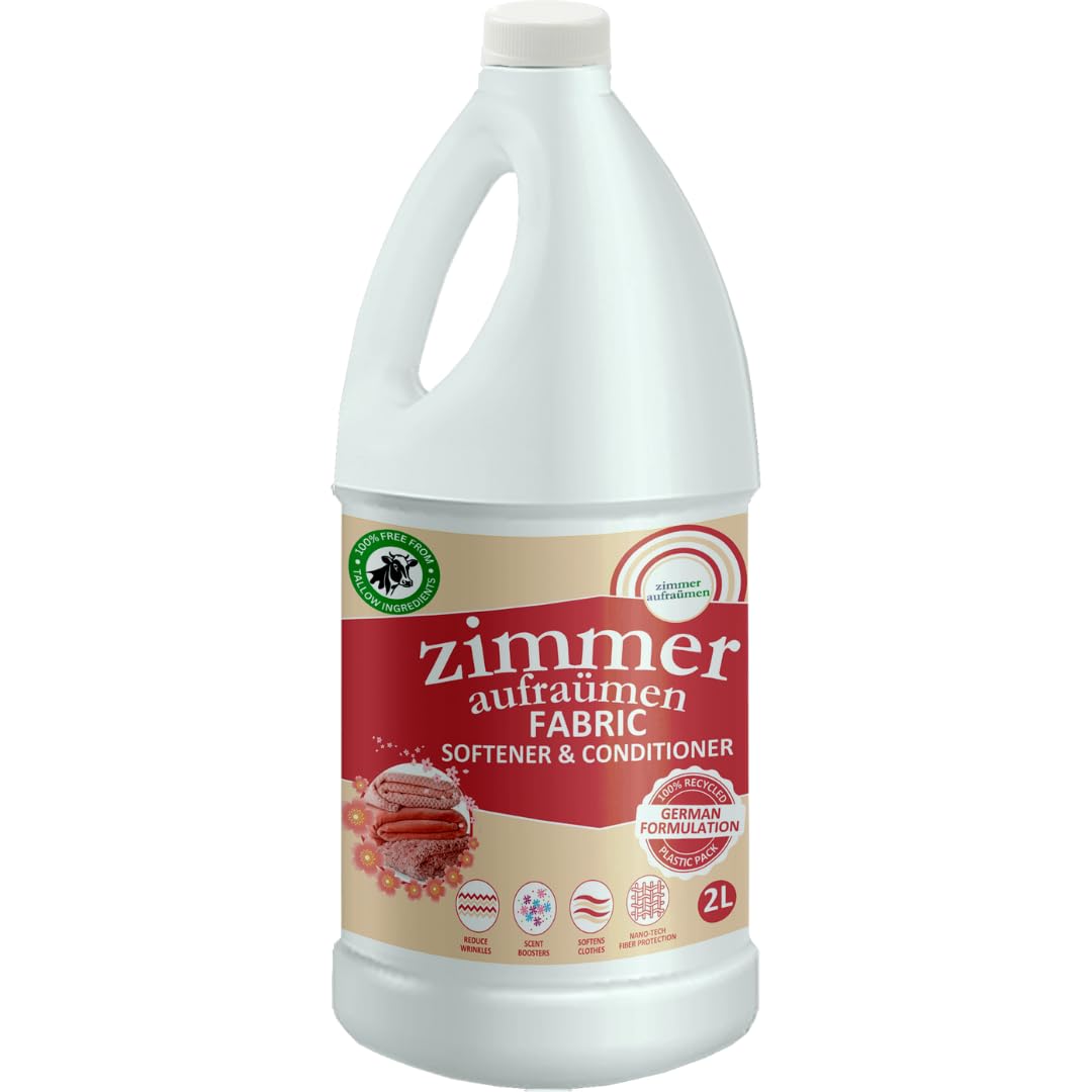 Fabric Conditioner & Softener 2 Liters - Free from any Tallow based ingredient | 100% vegan | Longlasting Freshness
