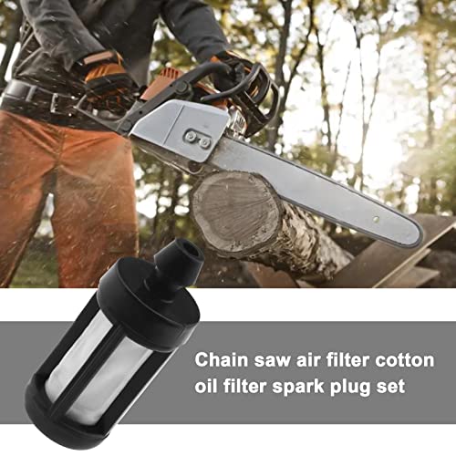 OTOTEC Set of 3 Air Filter Spark Plug Fuel Filter Compatible with Stihl MS170 2-Mix, MS180 2-Mix Chainsaw Replaces 1130 141 1700/0000 350 3500 - Image 2