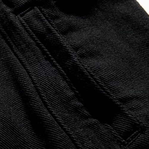 Chaqueta jeans slim para hombre, rasgada y desgatada miniatura 6